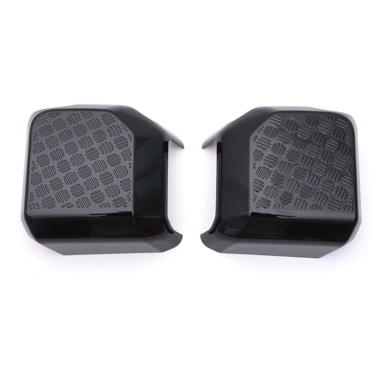 Glossy Black Rearview Mirror Trim For Toyota Land Cruiser Prado LC250 24+ US 8