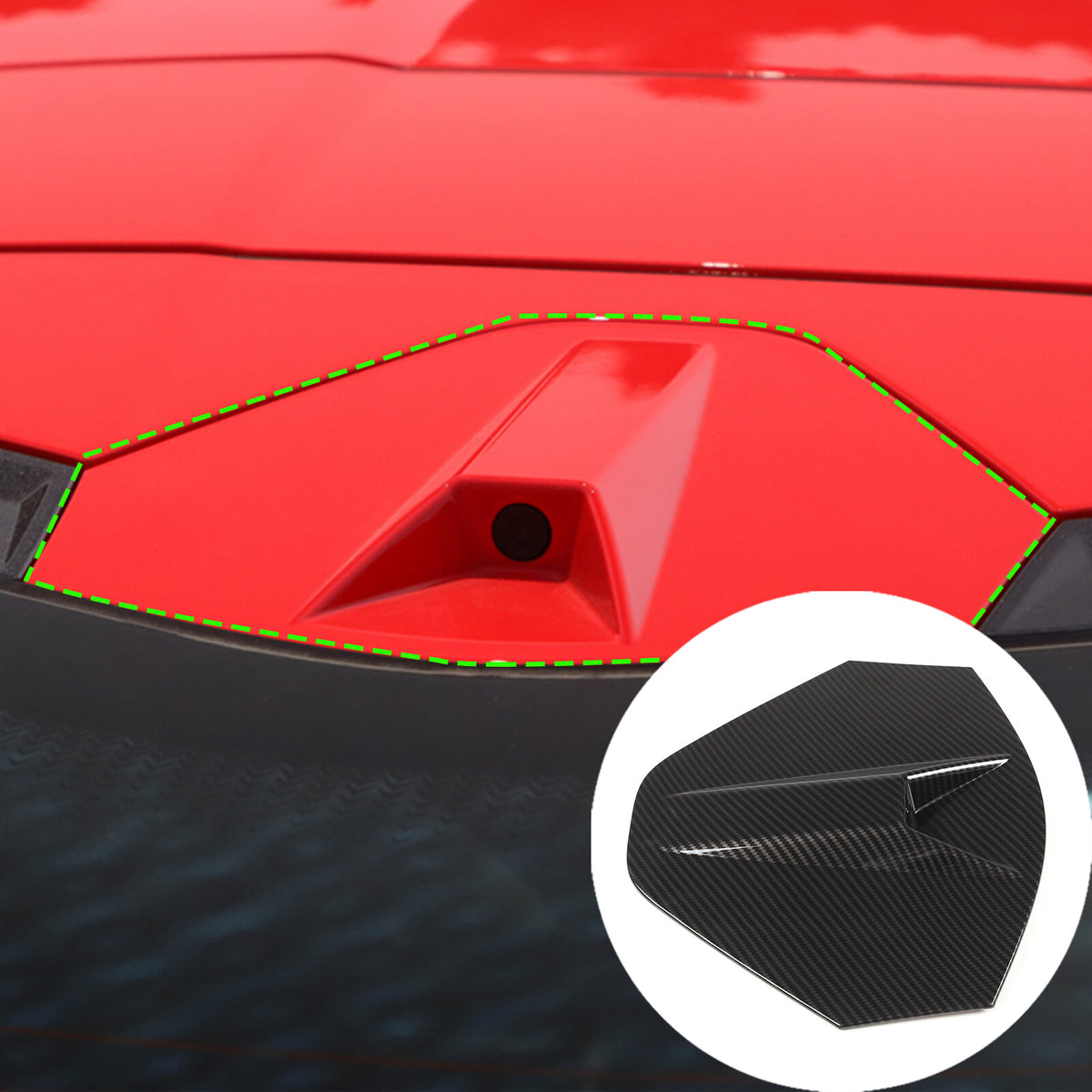 Car Exterior Decoration Cover Trim Kit Accessories For Corvette C8 Coupe 20-25 69