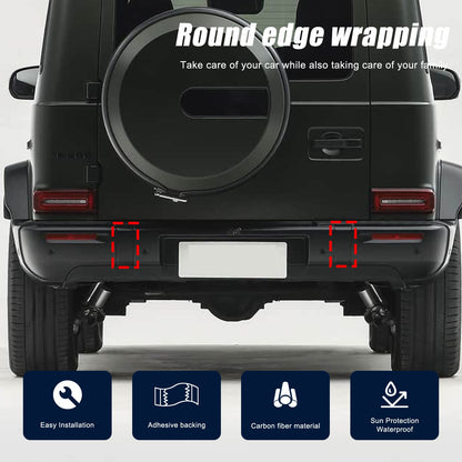 Real Carbon Fiber Rear Bumper Plate Cover For Benz G-Class G550 G63 W465 2025+ 4