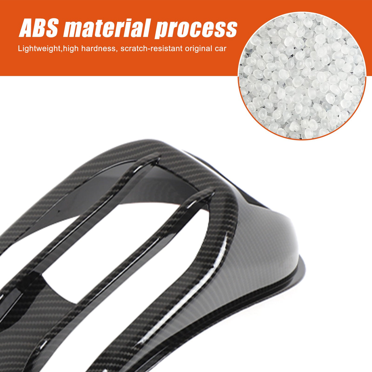 ABS Carbon Fiber Tail Light Cover Trim For Toyota FJ Cruiser 2007-2021 10
