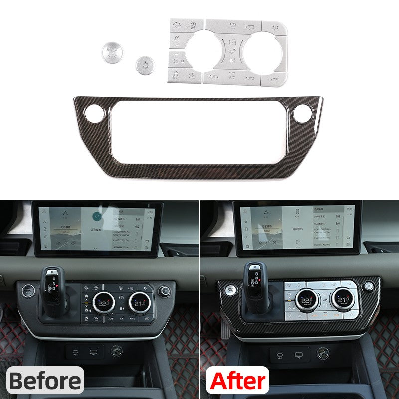 Start Stop AC Control Mode Button Sticker Kit For Land Rover Defender L663 20+ 3