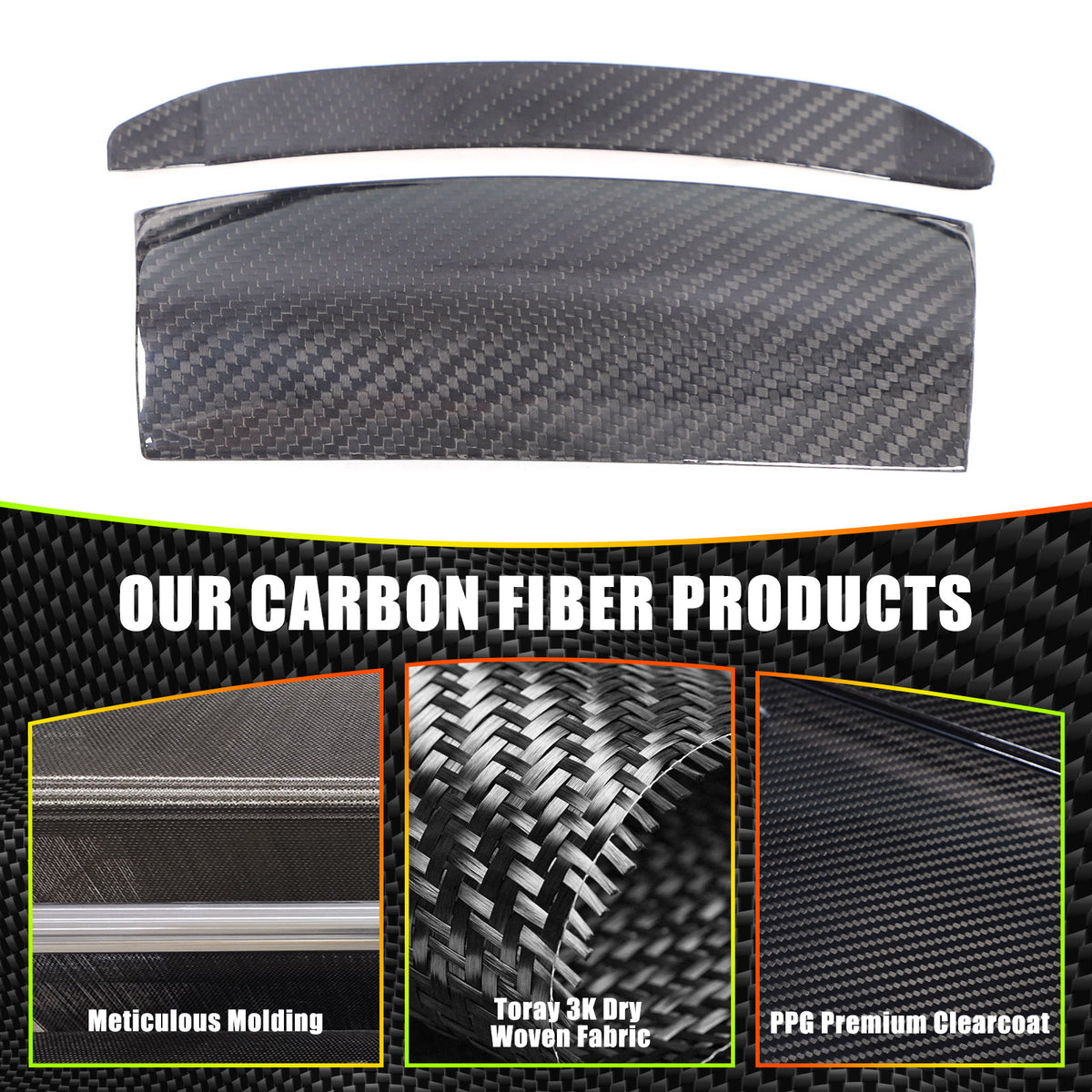 Real Carbon Fiber Rear Air Vent Outlet Cover Trim For BMW 7 Series G70 2023-2024 14
