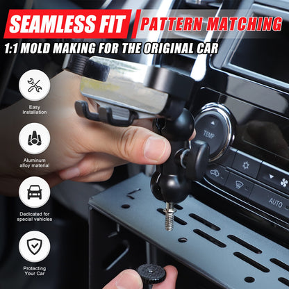 Center Console Molle Panel Digital Device Mount For Mitsubishi L200 Triton 19-23 15