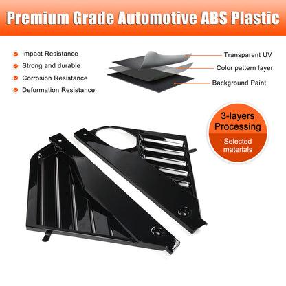 Glossy Black Engine Cover Engine Bay Panel Trim Cover For Corvette C8 2020-2026 19