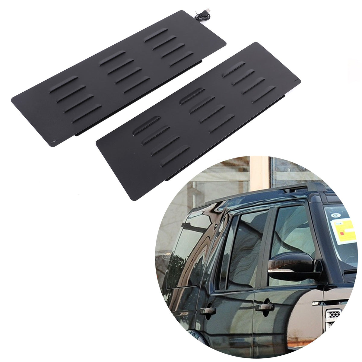 Aluminum Rear Air Vent Louver Trim For Land Rover Discovery 3/4 L319 2004-2016 10