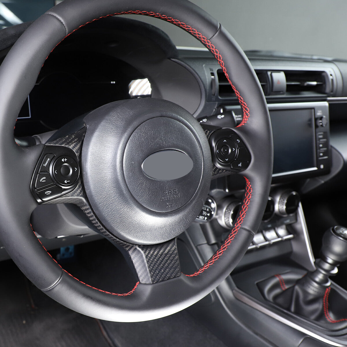 Matte Real Carbon Fiber Interior Center Trim Set For GR86/Subaru BRZ 2022+ 100