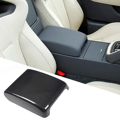 Real Carbon Fiber Center Console Armrest Box Cover For Jaguar F-Type X152 2013+ 16