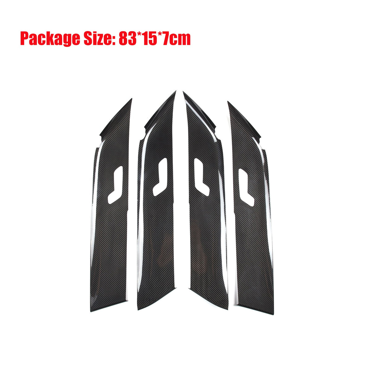 Real Carbon Fiber Interior Door Panel Cover Trim for LR Range Rover Sport 23-24 15