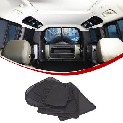 Car Window Screen Sun Shade Mesh Cover Windshield For LR Defender L663 20-25 US 8