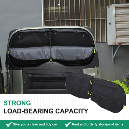 Tailgate Rear Door Cargo Trunk Storage Bag Organizer For LR Defender L663 20+ 6