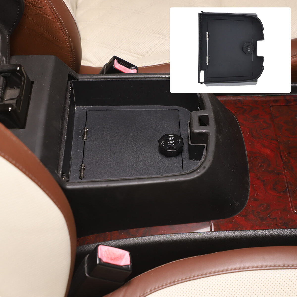 Alloy Center Console Armrest Safe Box Tray For Cadillac Escalade 2007-2014 US 21
