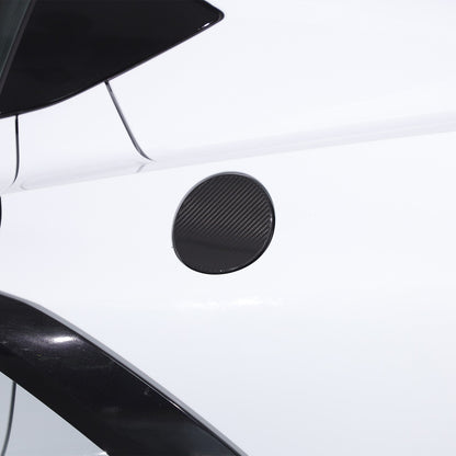 Replacement Real Carbon Fiber Fuel Tank Cap Cover For Corvette C8 2020+ 16