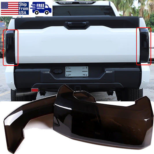 2pcs Tail Light Lamp Shell Cover Trim Accessories Fit For Toyota Tundra 2022-26 1