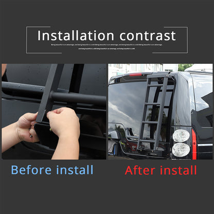 Side Roof Rack Side Access Ladder For Land Rover Discovery 3/4 LR3 LR4 2004-16 10