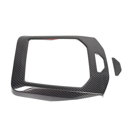 Real Carbon Fiber Center Gear Shift Cup Trim Set For BMW 5 Series G60 i5 24+ US 5