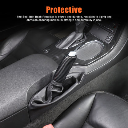 ABS Carbon Fiber Car Parking Lever Handbrake Case Cover For Corvette C6 2005-13 20