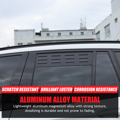 Aluminum Alloy Rear Window Louver Shutter Cover Trim For BMW X3 G01 2018+ 15