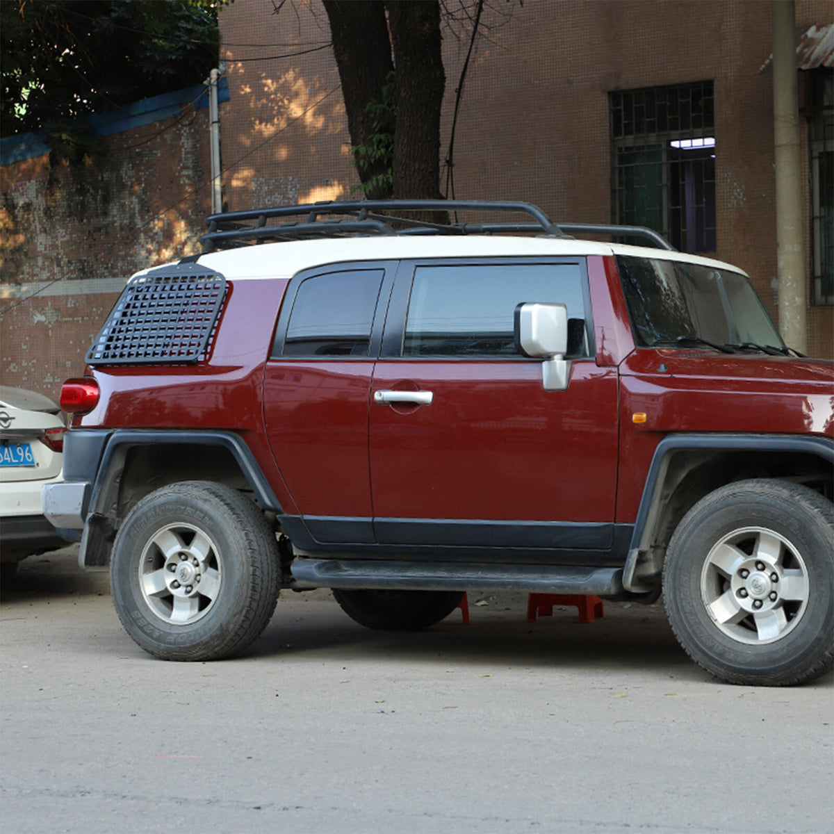 Right Side Exterior Rear Door Window Panel Trim for Toyota FJ Cruiser 2007-21 5