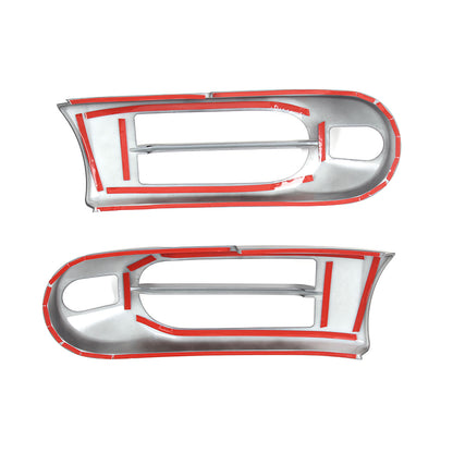 Matte Front Rear Headlight Tail Light Cover Trim Set For 07-20 Toyota FJ Cruiser 17