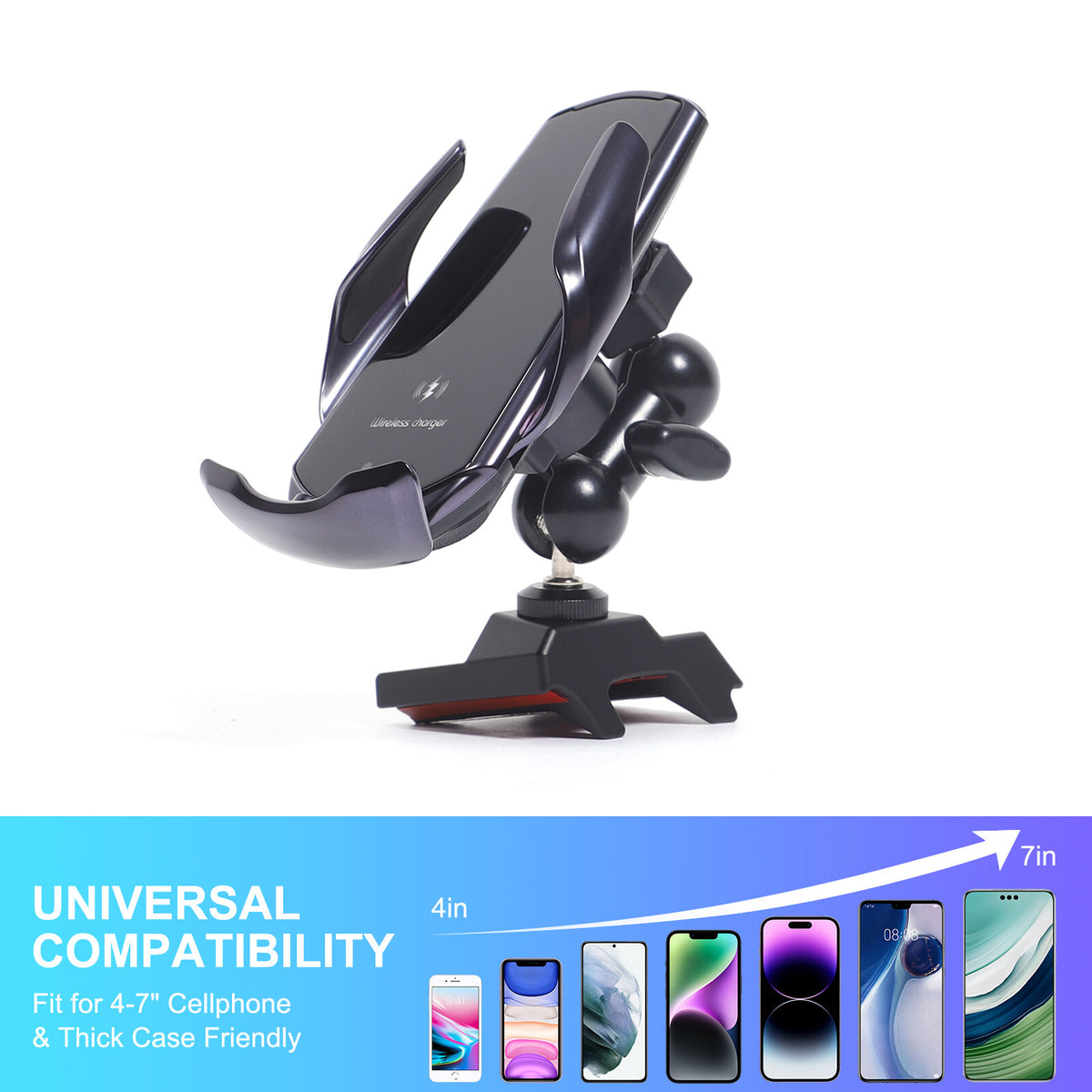 Wireless Charging Navigation Phone Bracket For Range Rover Vogue L460/Sport L461 11