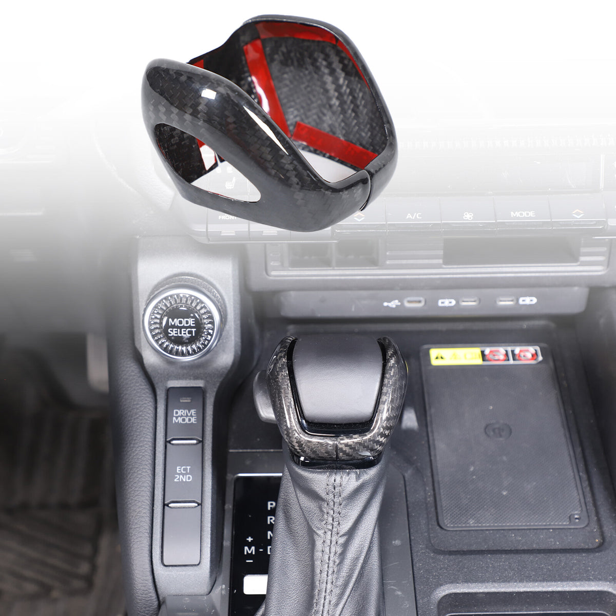 Real Carbon Fiber Interior Full Trim Set For Toyota Land Cruiser Prado LC250 24+ 10