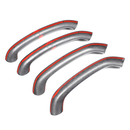 Red Top Honeycomb Carbon Fiber Steering Wheel Trim Cover For Corvette C8 2020+ 16