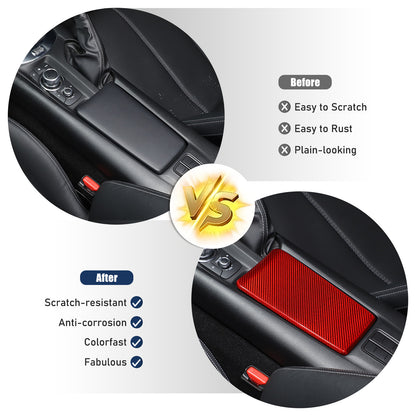 Real Carbon Fiber Center Console Armrest Box Cover Trim For Mazda MX-5 Miata 16+ 19