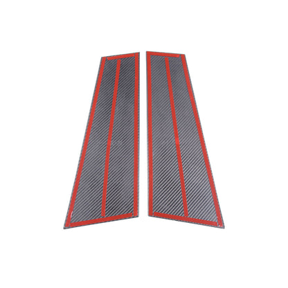 Real Carbon Fiber B-Pillar Cover Trim Frame For BMW 4 Series G26 2022-23 16