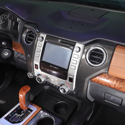 For Toyota Tundra 2014-2021 ABS Carbon Interior Side Air Vent Outlet Covers 17