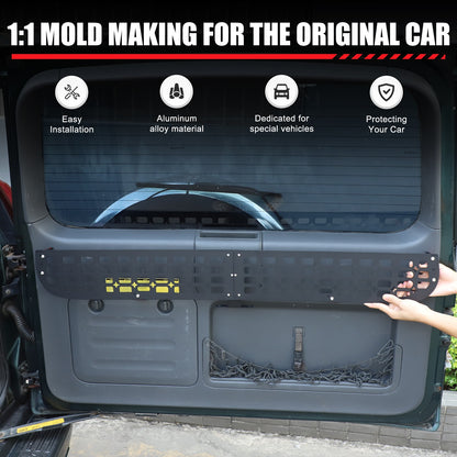 Rear Window Storage Barrier Molle Panel For Toyota Prado 2003-2009 10