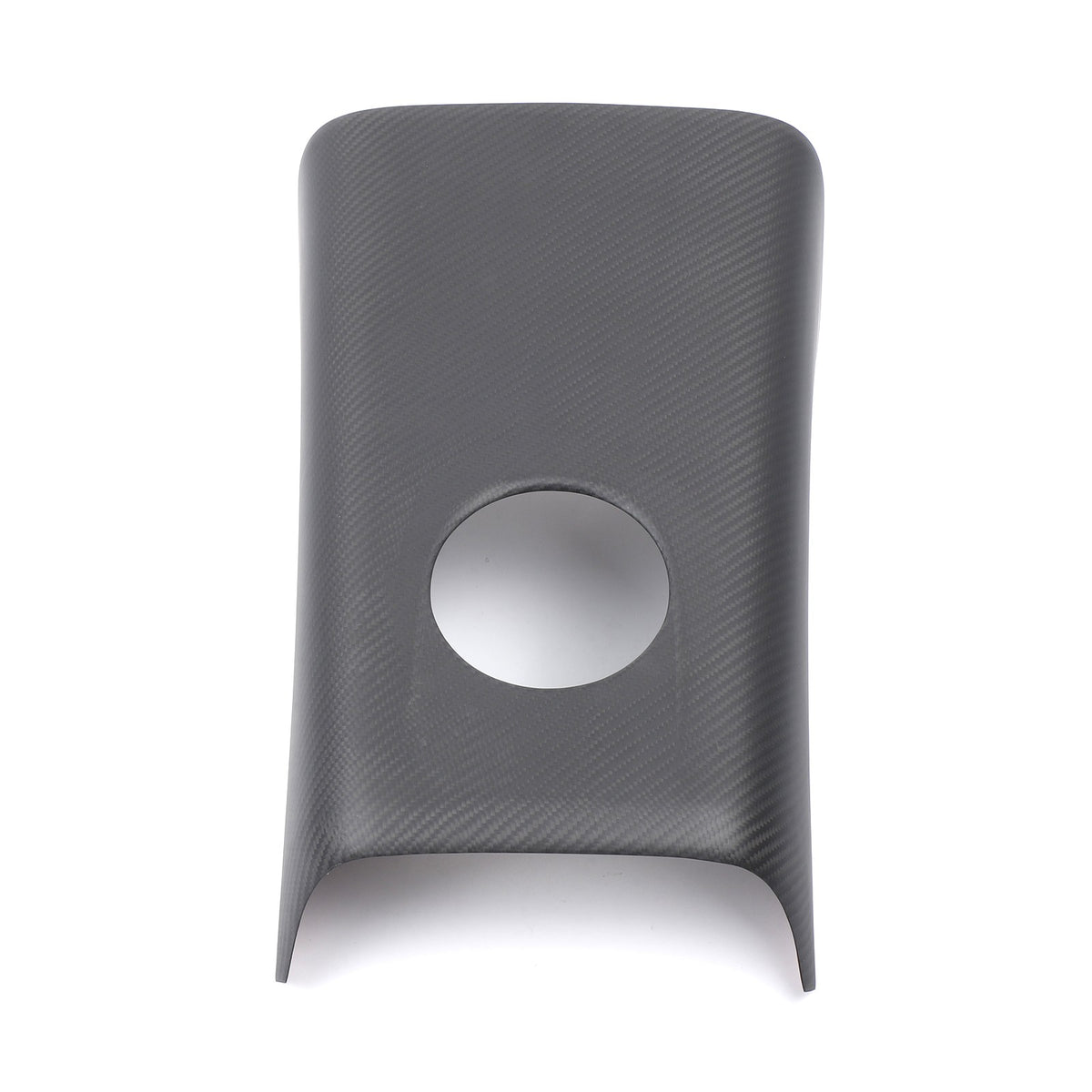 Matte Real Carbon Fiber Rear Cup Holder Panel Trim For Nissan GTR R35 2008-2016 7