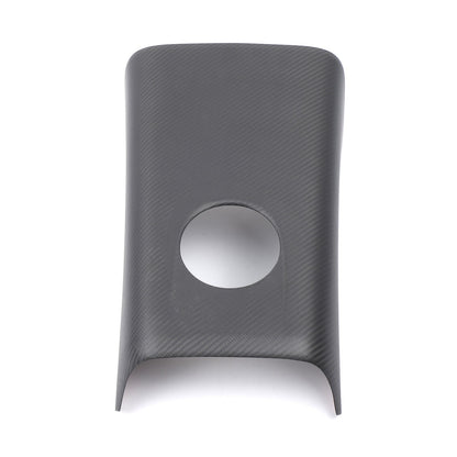 Matte Real Carbon Fiber Rear Cup Holder Panel Trim For Nissan GTR R35 2008-2016 7