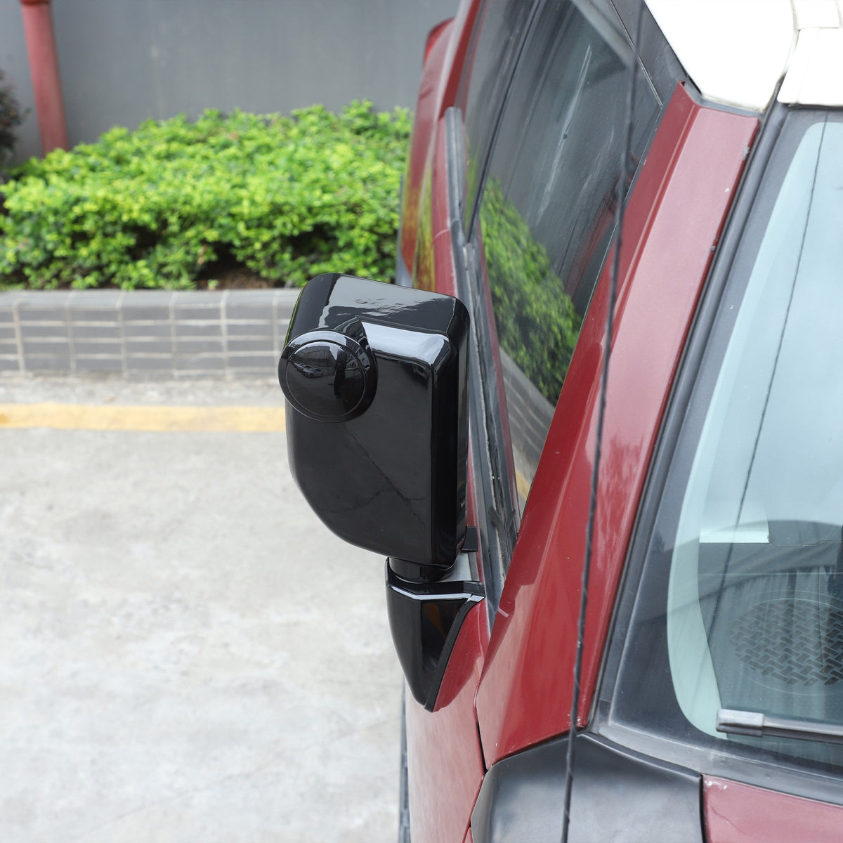 Glossy Piano Black ABS Side Mirror Cover Trim For Toyota FJ Cruiser 2007-2021 14