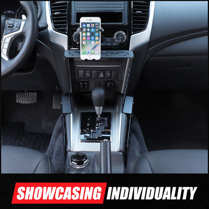 Center Console Molle Panel Digital Device Mount For Mitsubishi L200 Triton 19-23 18