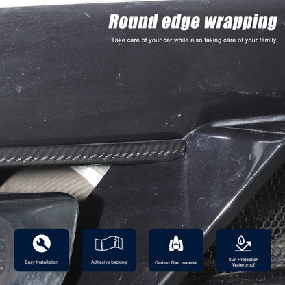Real Dry Carbon Fiber Rear Tailpipe Trim Ring Cover For Corvette C8 2020+ 8