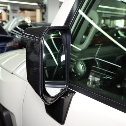 Carbon Exterior Rearview mirror base cover trim For Toyota FJ Cruiser 2007-21 6