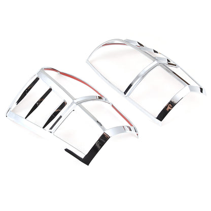 Chrome Silver Rear Taillight Trim Cover Bezel Trim For Toyota Tacoma 2016-23 US 11