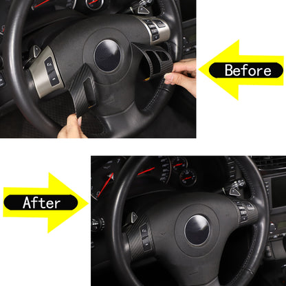Matte Dry Real Carbon Fiber Center Console Trim Cover For Corvette C6 2005-13 66