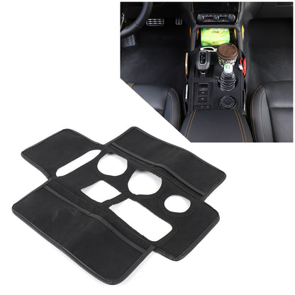 Suede Cloth Center Console Gear Shift Trim Cover For Ford Ranger T9 2023+ 17