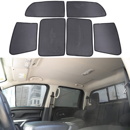Car Window Screen Sun Shade Mesh Cover Windshield For Nissan Titan 2016-23 US 3