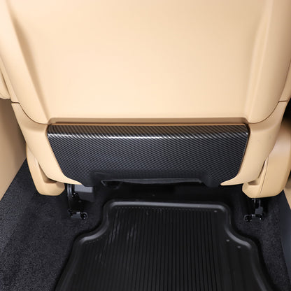 ABS Carbon Fiber Seat Back Anti-kick Panel Trim Cover For Range Rover Vogue 18+ 14