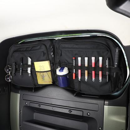 Tailgate Rear Door Cargo Trunk Storage Bag Organizer For Land Rover Defender 20+ 5
