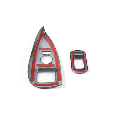 ABS Carbon Fiber Interior Exterior Cover Trim Kit For Corvette C6 2005-2013 81