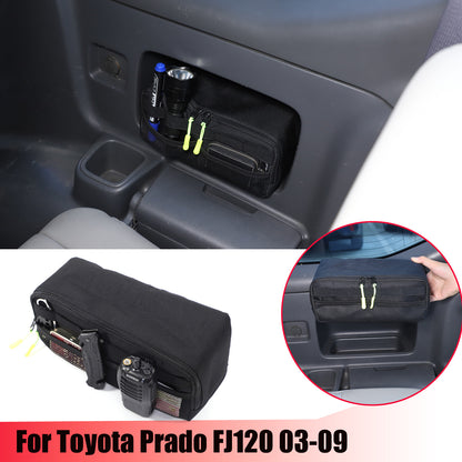 Rear Trunk Left & Right Side Storage Bag Organizer For Toyota Prado FJ120 03-09 14