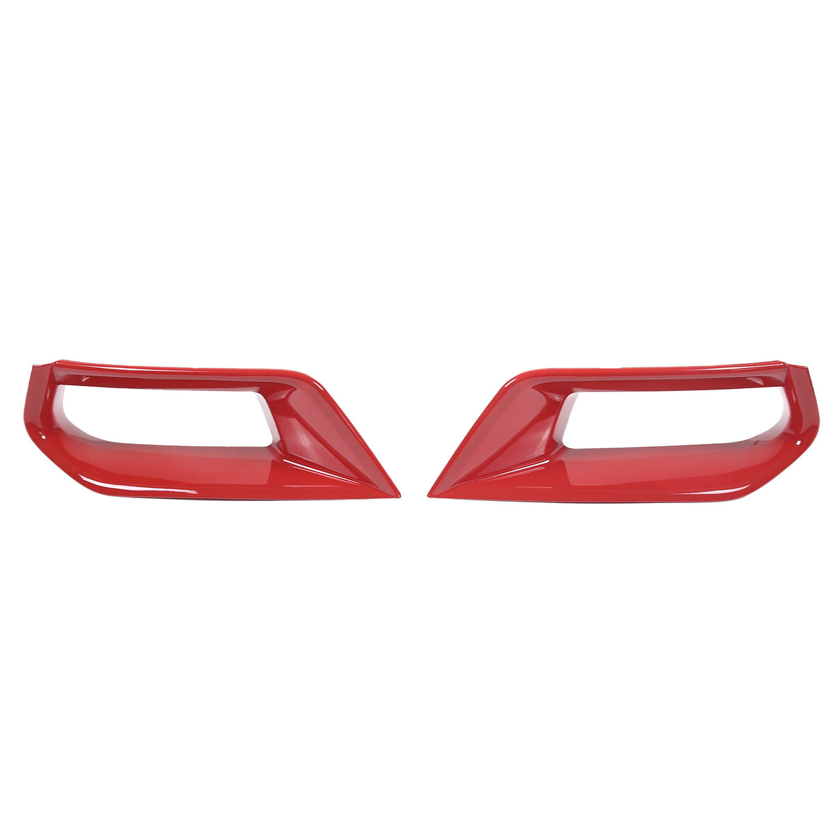 Red Front Lower Grille Air Inlet Intake Radiator Vent Trim For Corvette C7 US 6