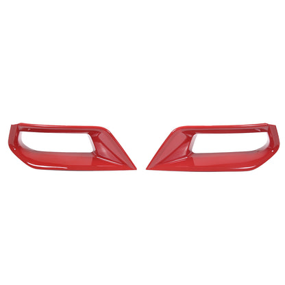 Red Front Lower Grille Air Inlet Intake Radiator Vent Trim For Corvette C7 US 6