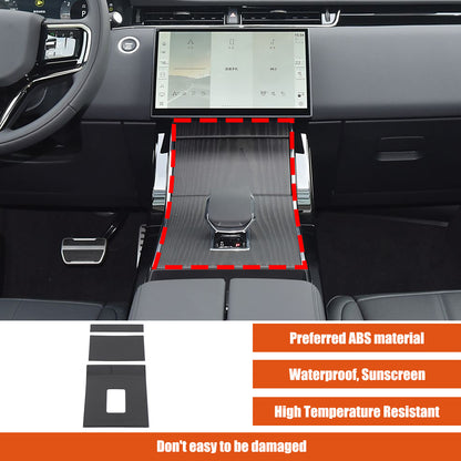 Carbon Gear Shift Panel Trim for LR Range Rover Velar L560/Evoque L551 24+ US 9