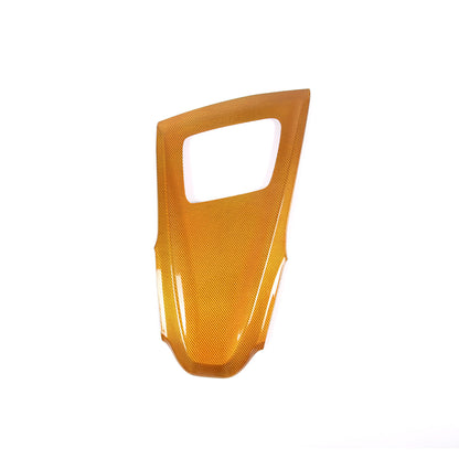 Yellow Carbon Fiber Dash Instrument Cover Trim W/ HUD For Corvette C8 20-25 11
