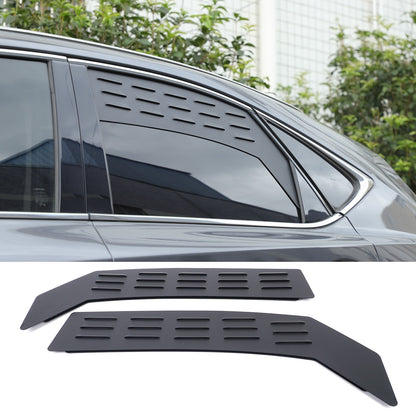 Aluminum Rear Door Window Louver Air Vent Panel Trim Cover For Lexus NX 2015+ 16