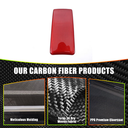 Real Carbon Fiber Center Console Armrest Box Cover Trim For Mazda MX-5 Miata 16+ 8